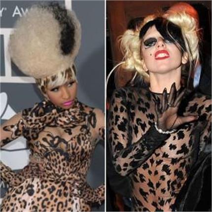 Slavná Nicki Minaj opakuje styl po Lady Gaga