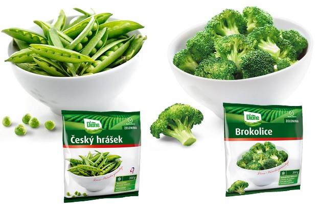 Hrášek a brokolice