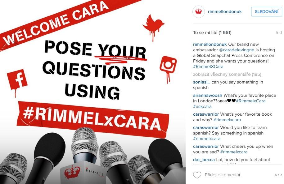 Rimmel instagram