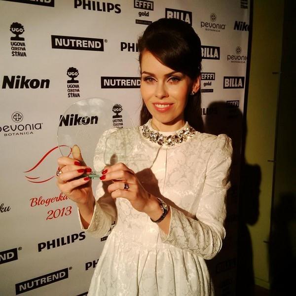 Petra se stala vítězkou Blogerky Roku 2013 v kategorii BEAUTY