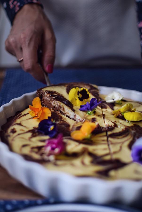 Cheesecake Brownies podle Cukrfree