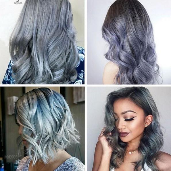 Silver Denim look