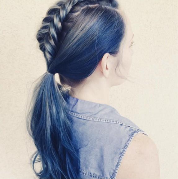 Denim hair 