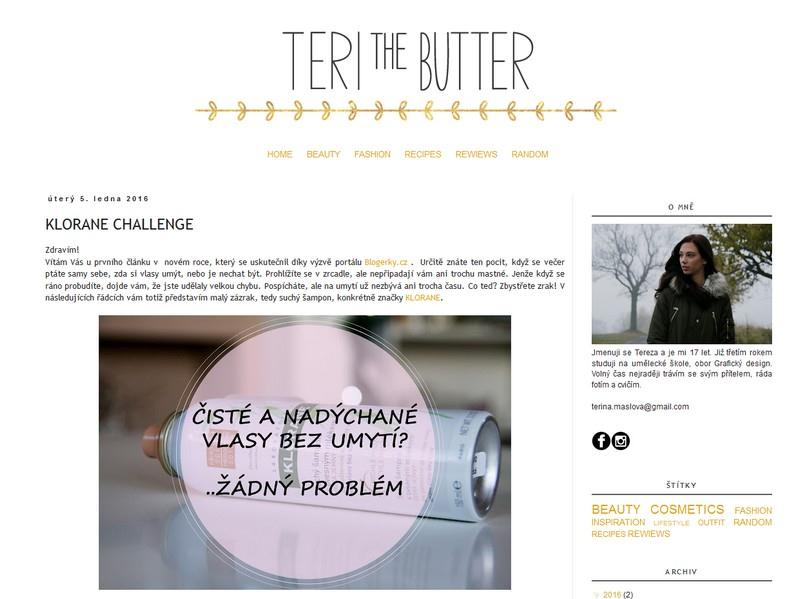 TERI THE BUTTER - recenze suchý šampon KLORANE