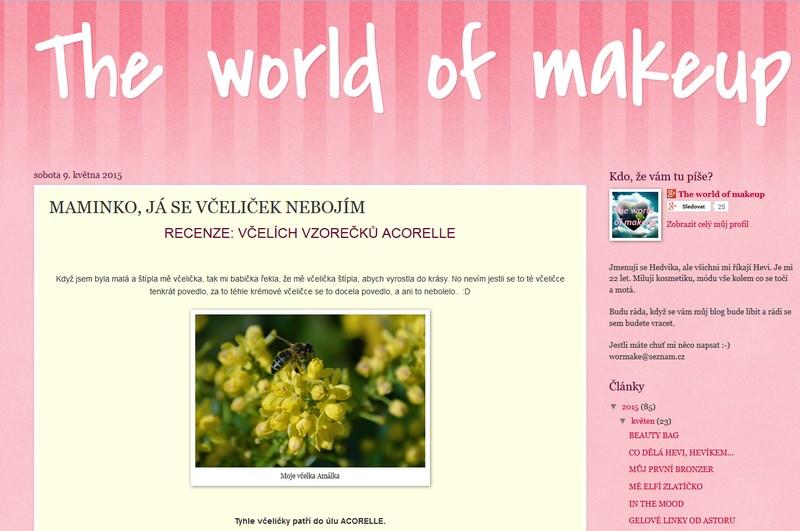 The world of makeup - VÝZVA ACORELLE